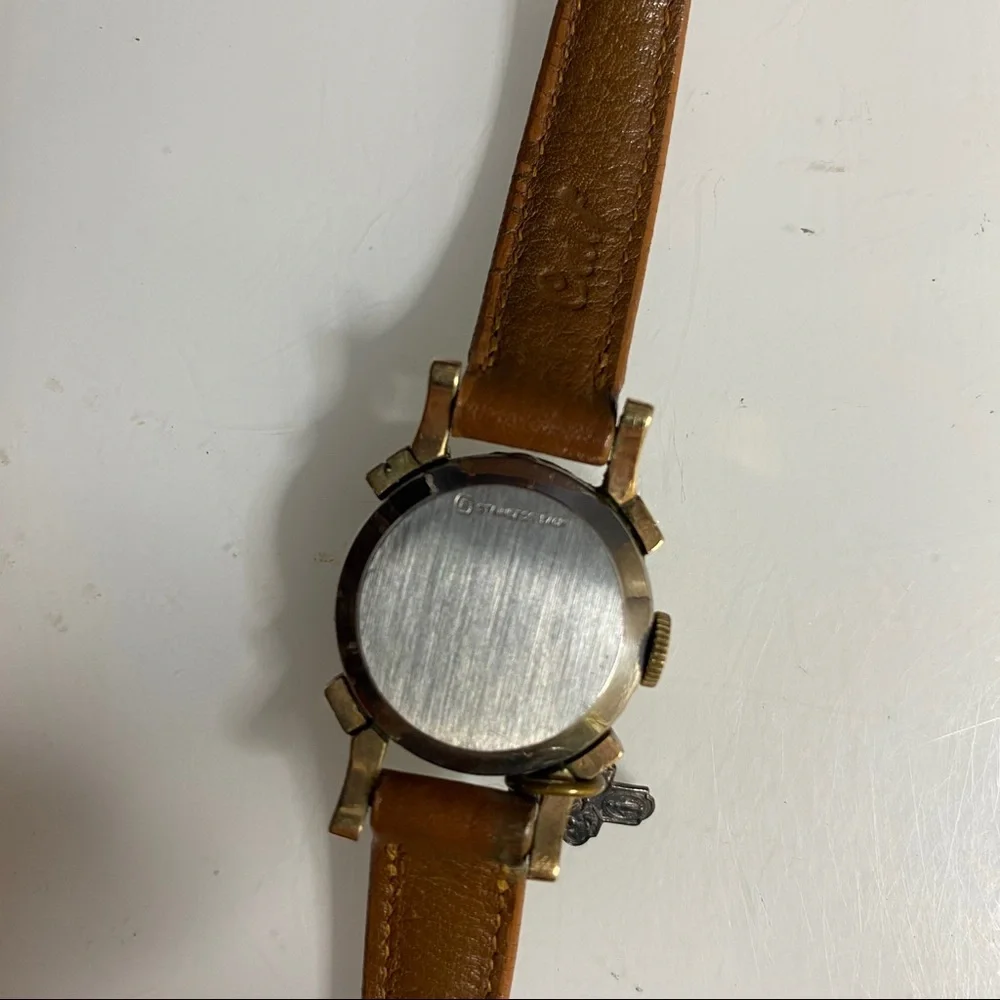 Nastrix 7J automatic 14k gold‎ watch